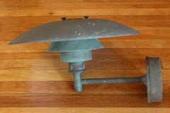 Poul Henningsen PH4.5/3 Copper Outdoor Wall Light, Louis Poulsen Denmark