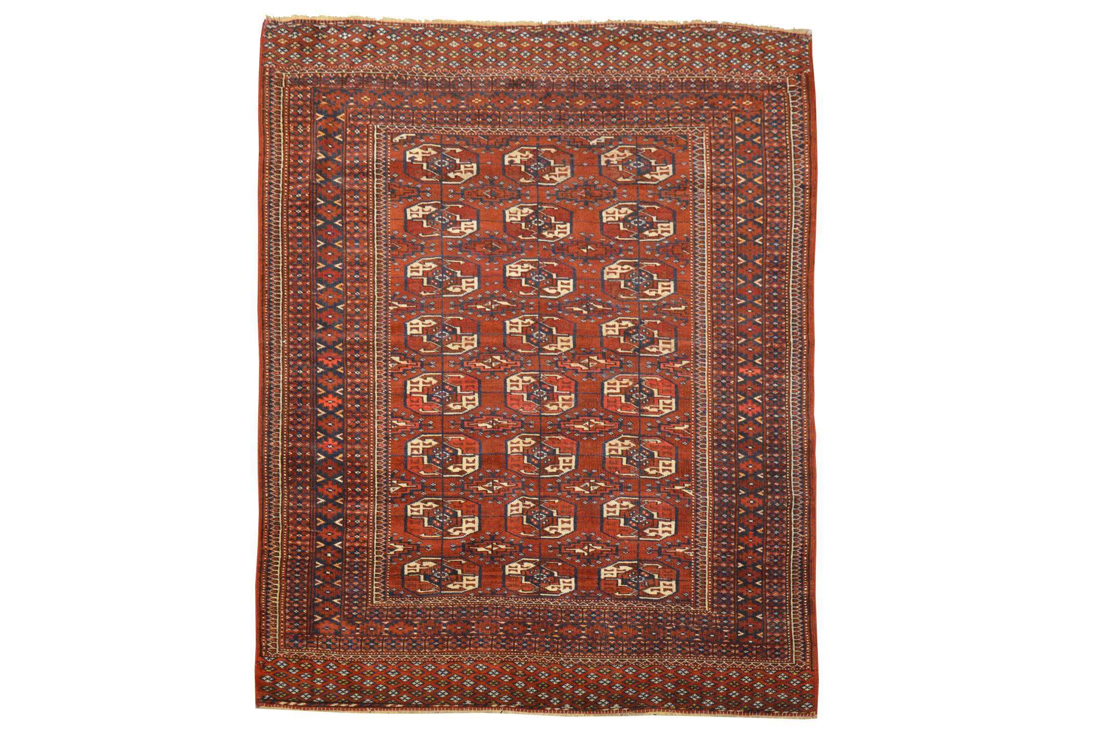 Tribal Bukhara Carpet, circa 1900