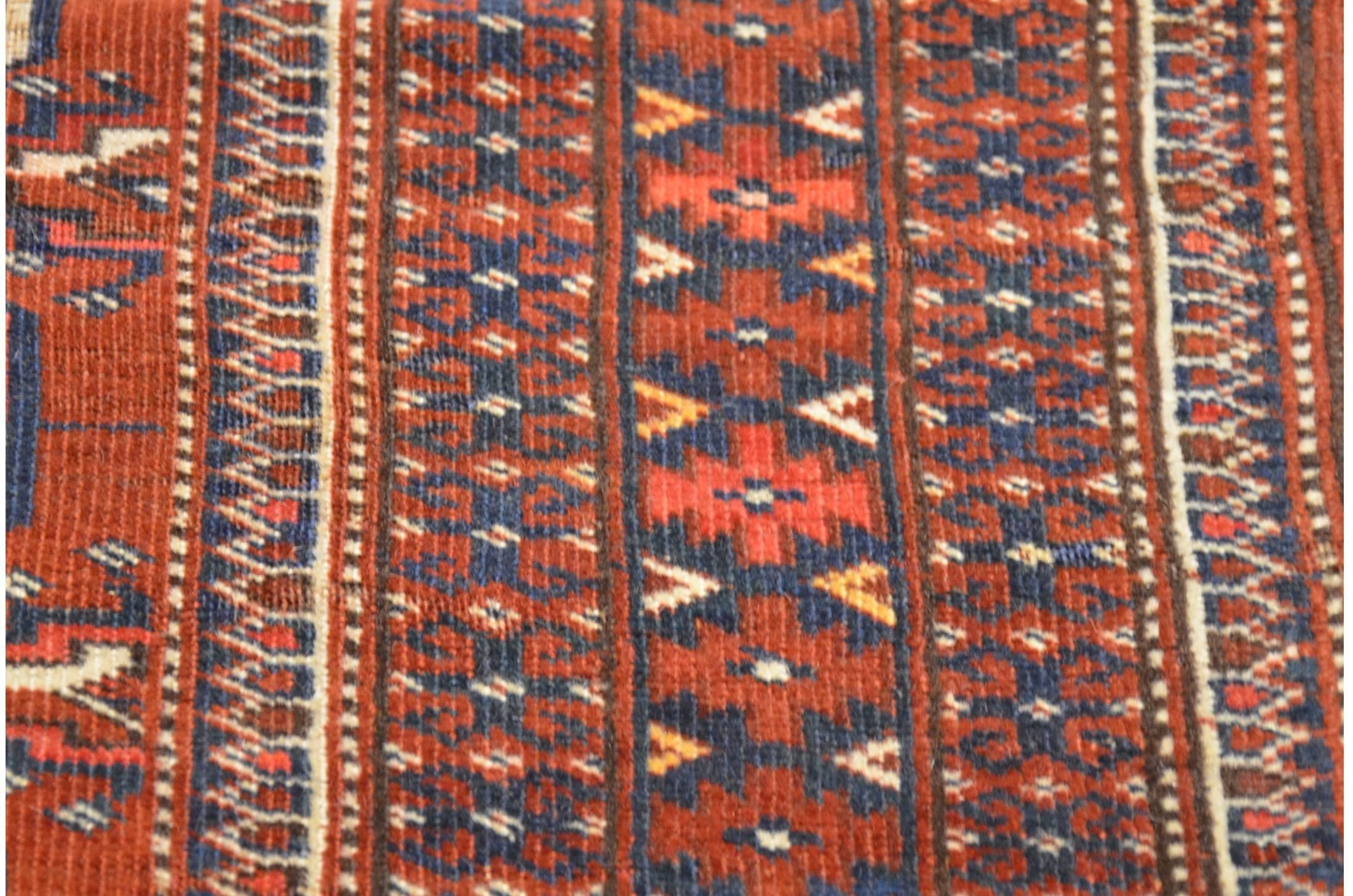 Turkestan Bukhara Carpet, circa 1900