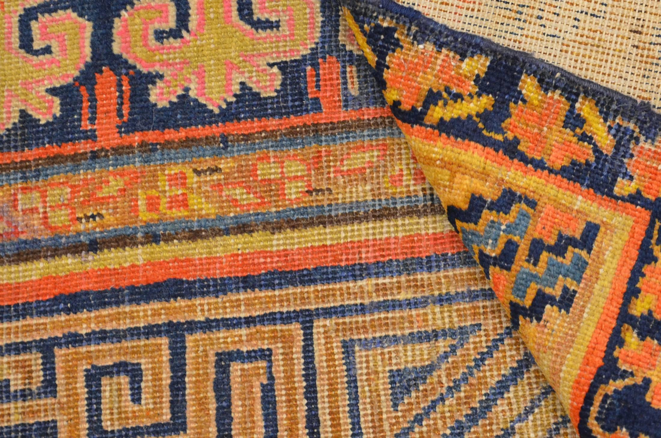 Turkestan Samarkan Carpet, 19th Century