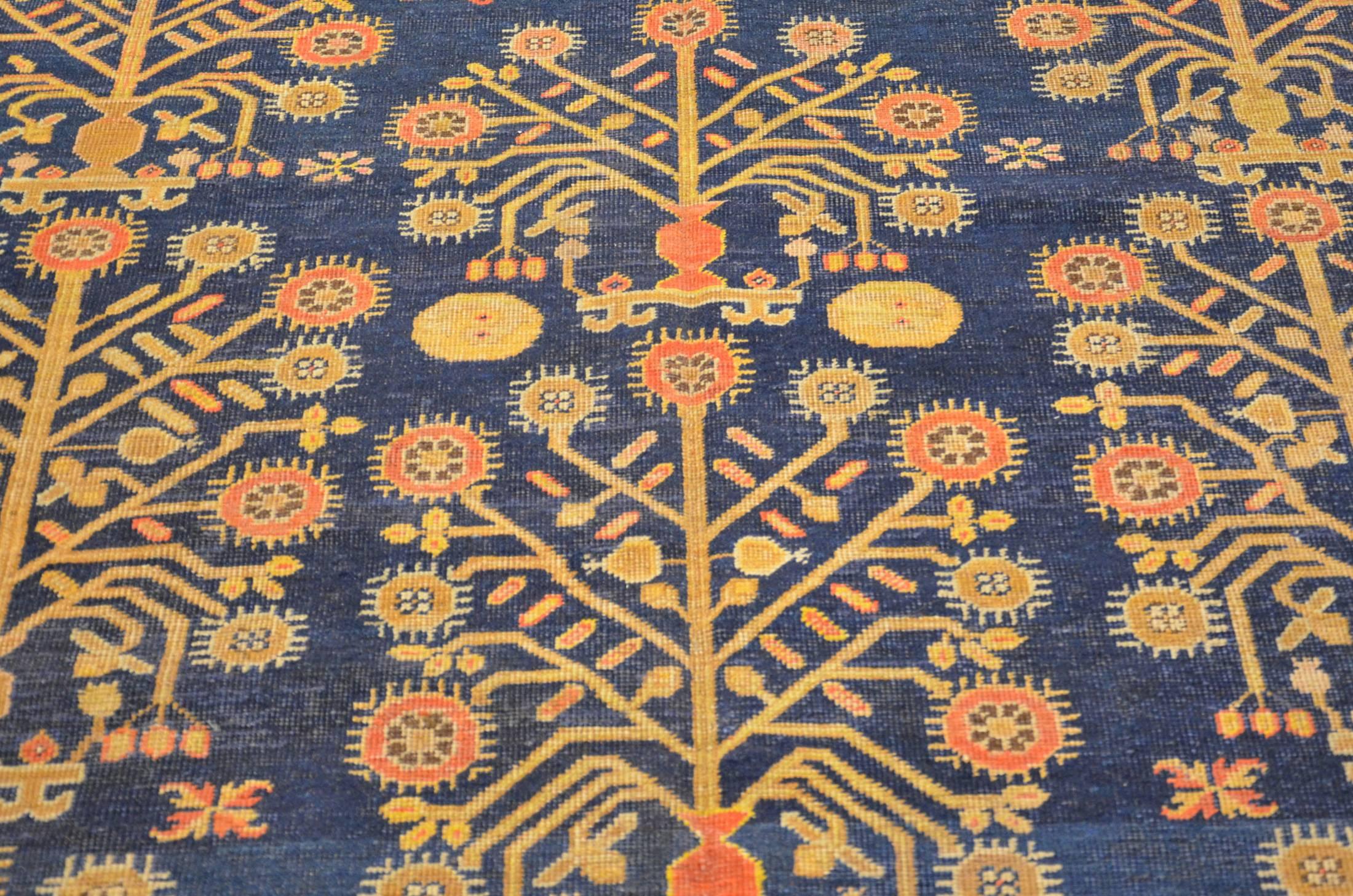 Khotan Samarkan Carpet, 19th Century