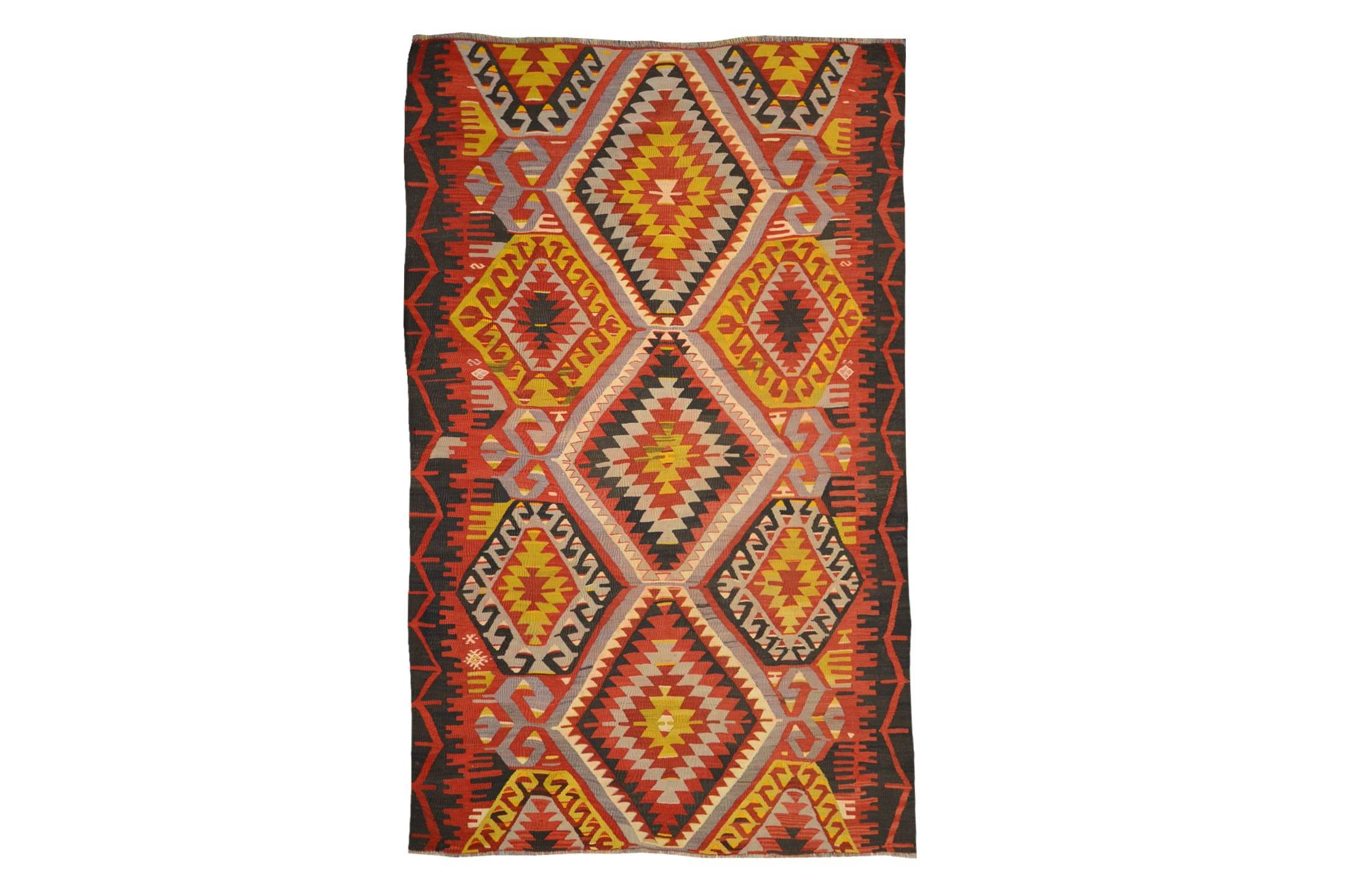 Islamic Tribal and Antique Anatolia Kilim