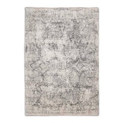Contemporary Rug. Abstract Design in Beige and Gray Colors. 2, 45 x 3, 15 m.
