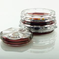 Art Deco Val Saint Lambert Glass Sweet Box Eliane Bonbonniere