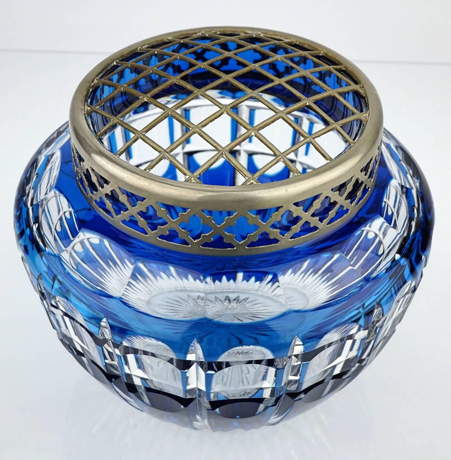 Belgian Art Deco Val Saint Lambert Lubeck Vase