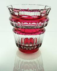 Art Deco Val Saint Lambert Bolero Glass Vase