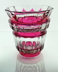 Art Deco Val Saint Lambert Bolero Glass Vase