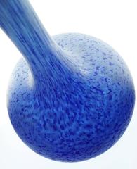 Art Deco Large Blue Delatte Berluze Vase