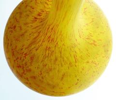 Art Deco Large Yellow Delatte Berluze Vase