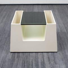 Trapeze-shaped coffee table, Form + Life Collection