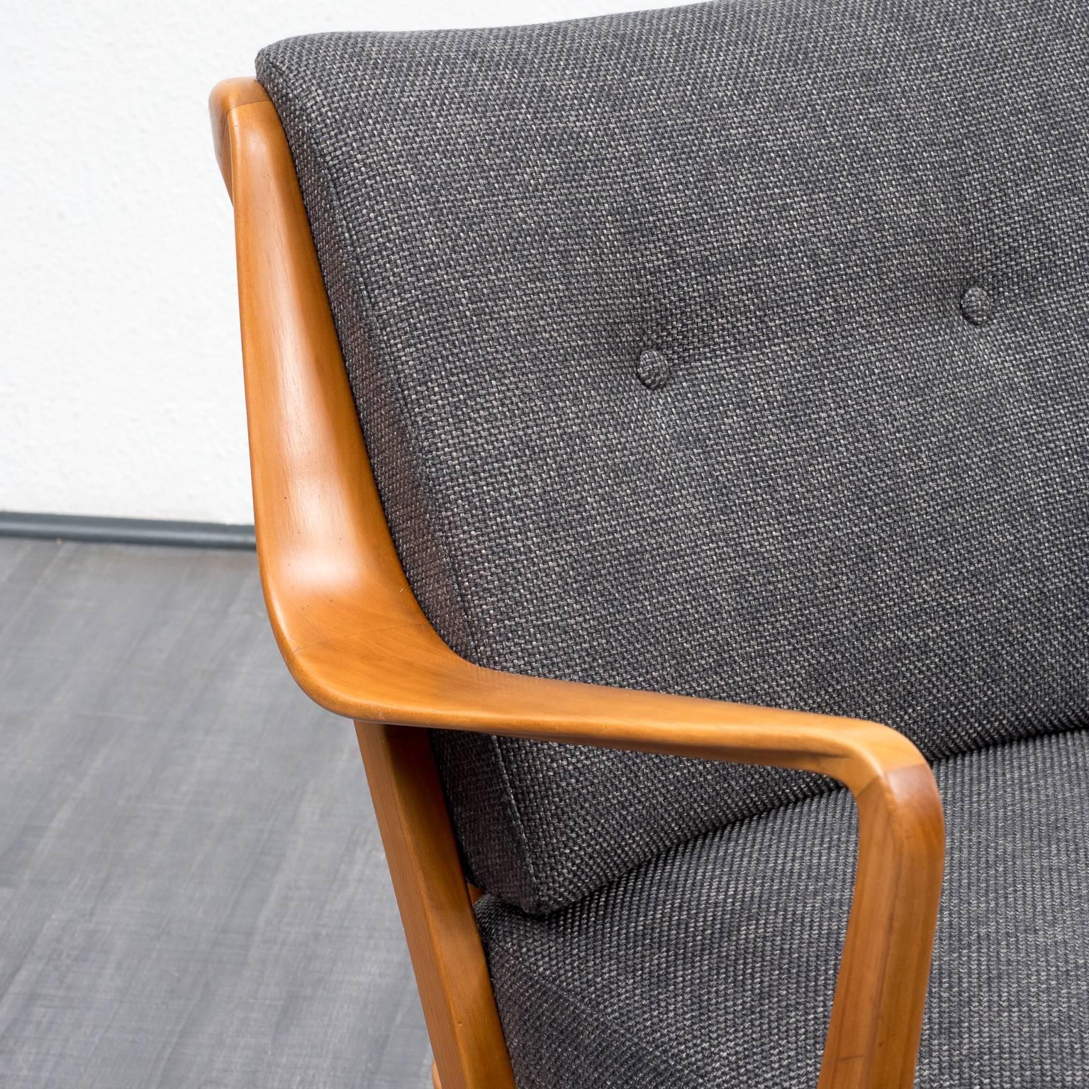 Mid-Century Modern 1950s Knoll Antimott Armchair, Reupholstered