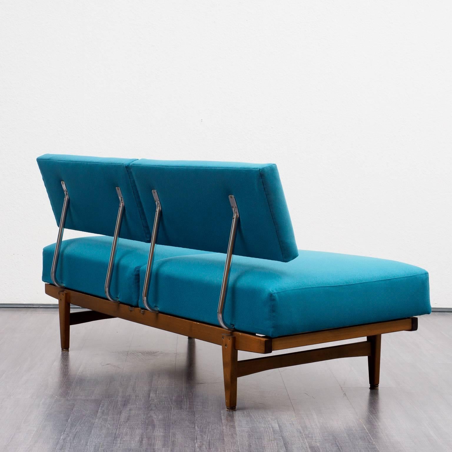 Classic 1960s Daybed, Newly Upholstered 2