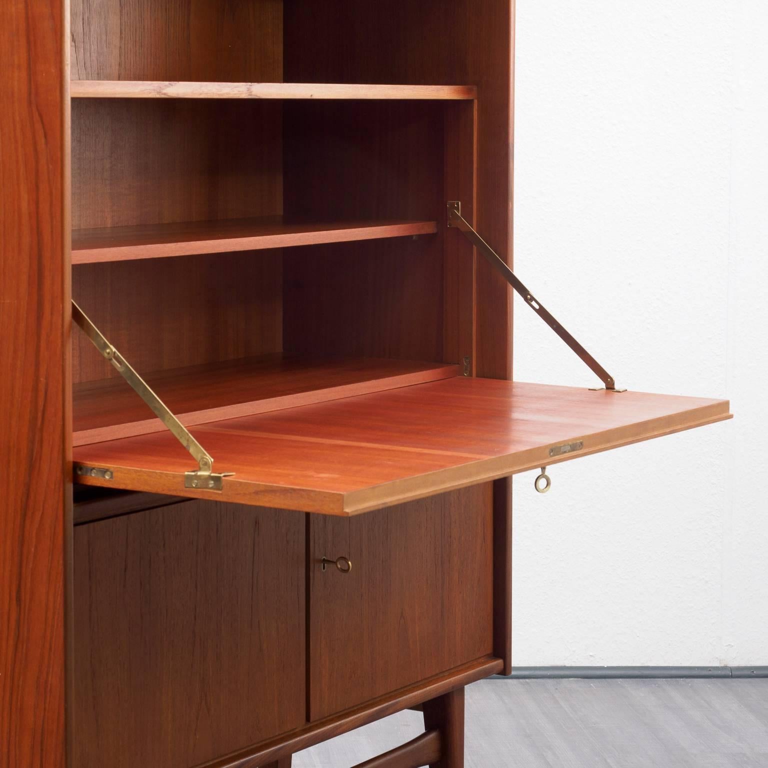 Mid-20th Century 1960s Teak Desk, Bartels