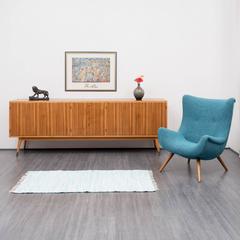 1950s Sideboard, Zebrawood/Birch