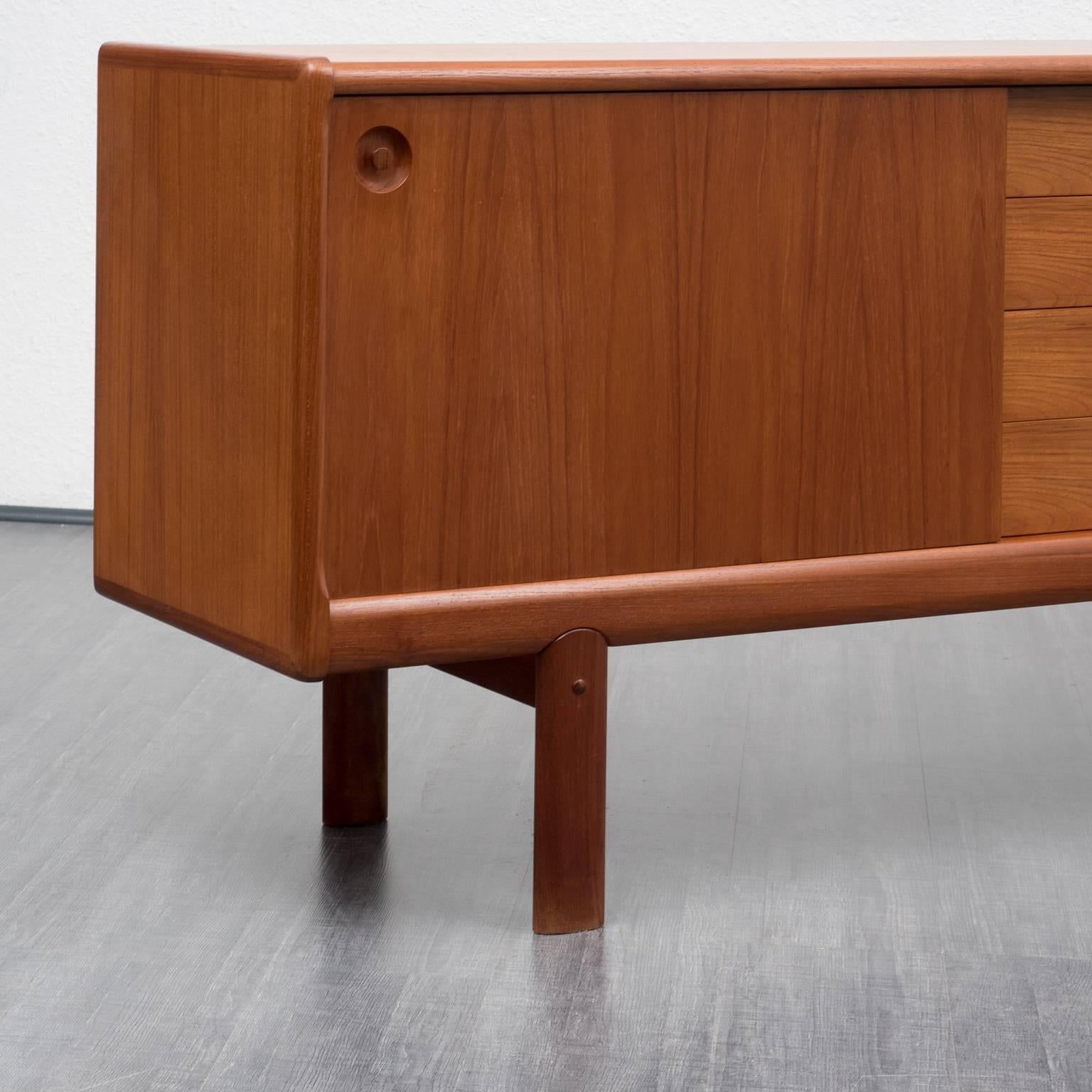 High-Quality 1970s Sideboard by Bramin, Teak Made in Denmark For Sale 1