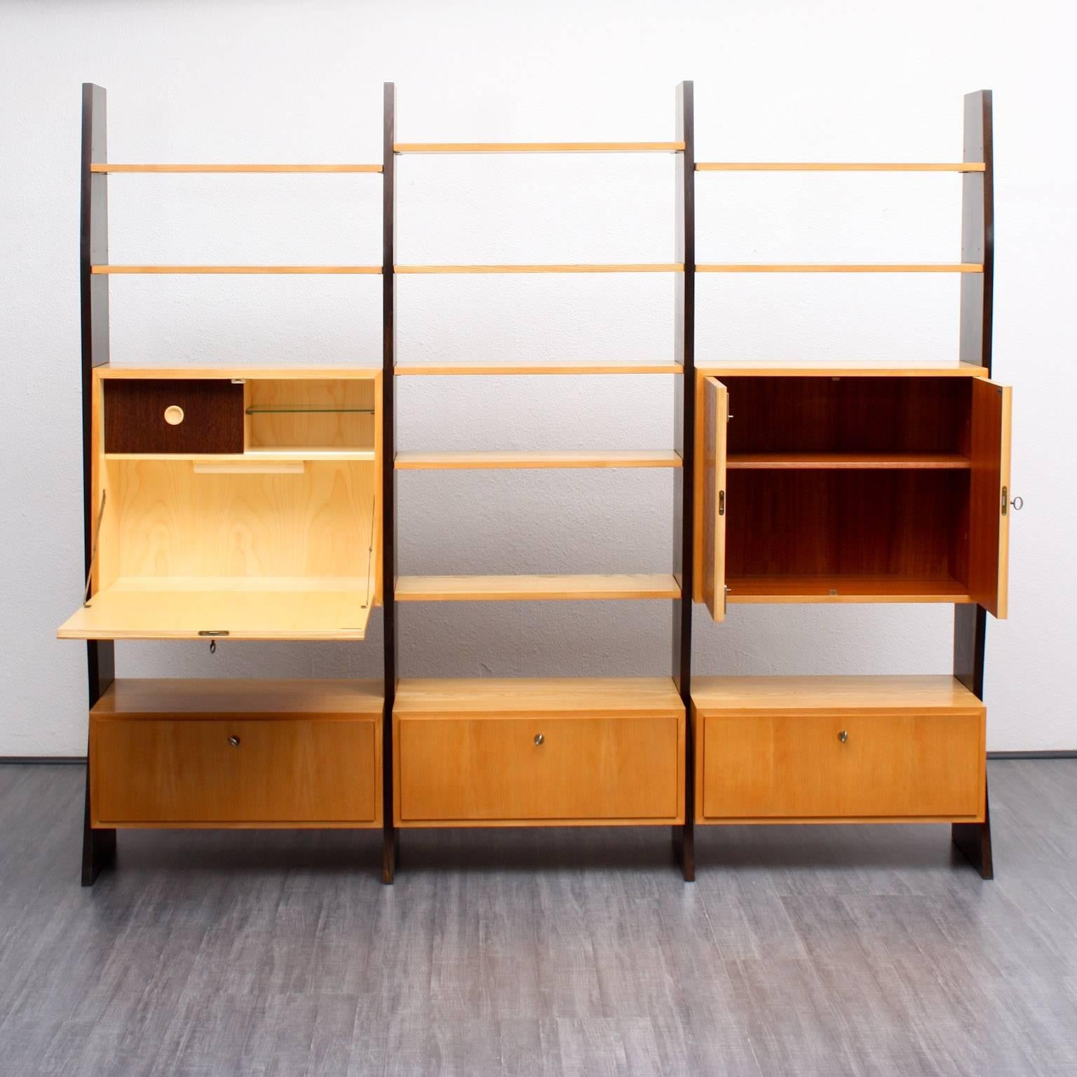 German 1950s Xl Shelf, Design Erich Stratmann