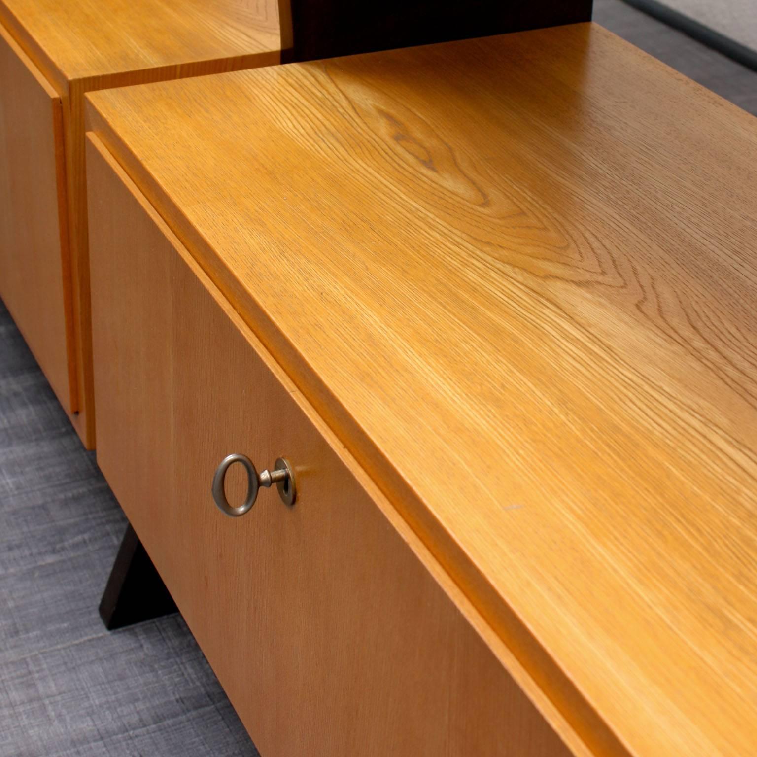 Elm 1950s Xl Shelf, Design Erich Stratmann
