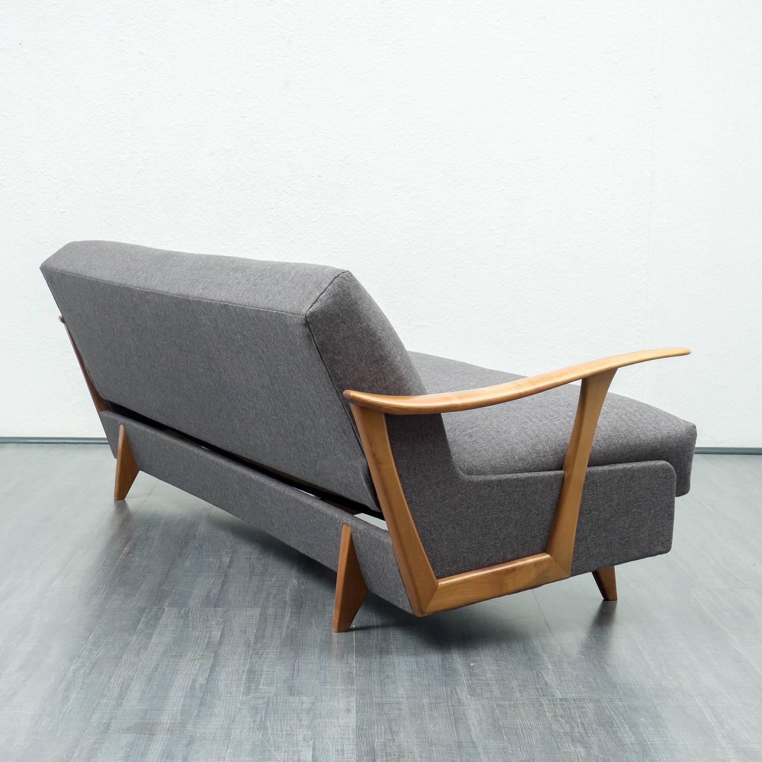 1950s Sofa with Folding Mechanism, Streamline 2