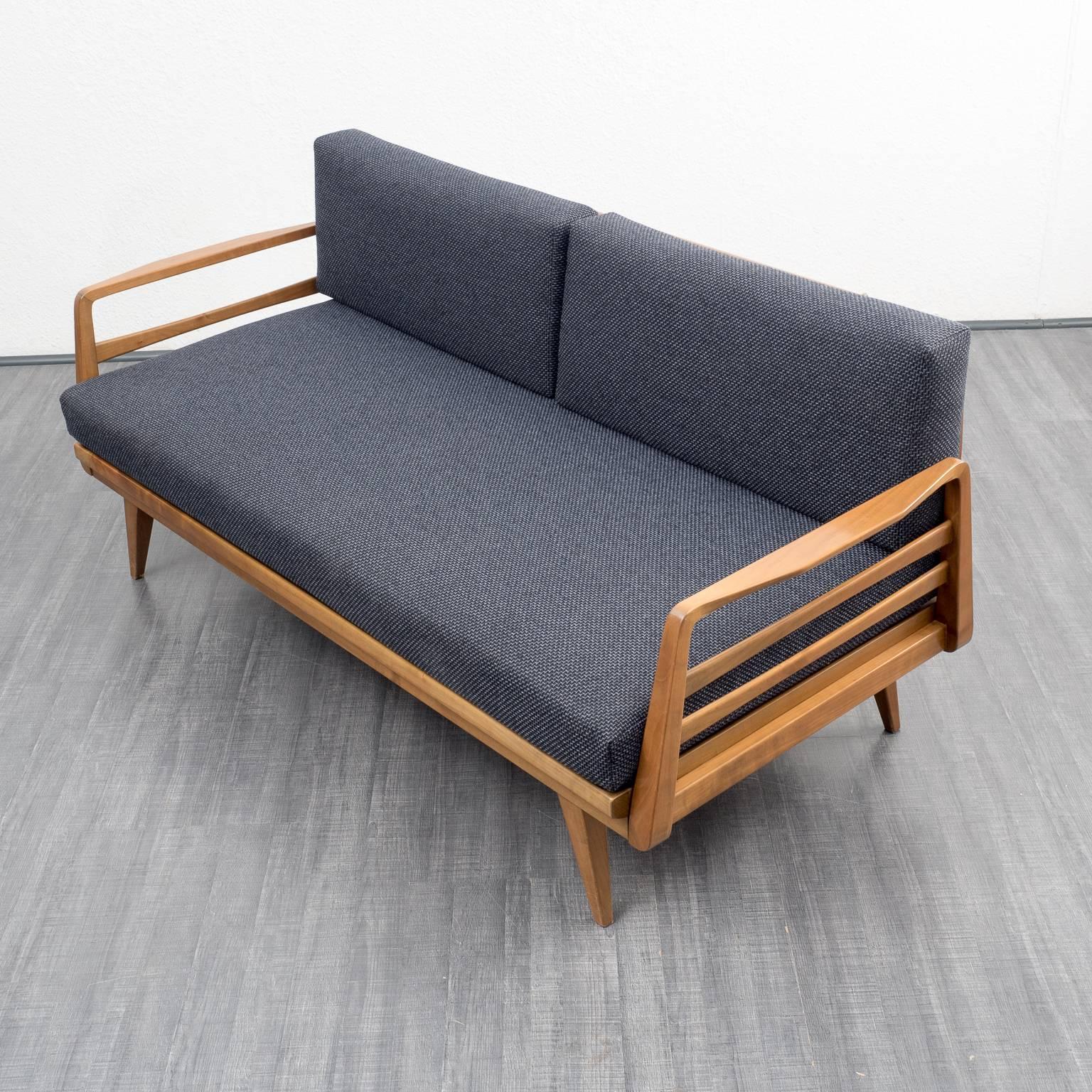 Mid-Century Modern Rare 1950s Daybed by Knoll Antimott, New Cover