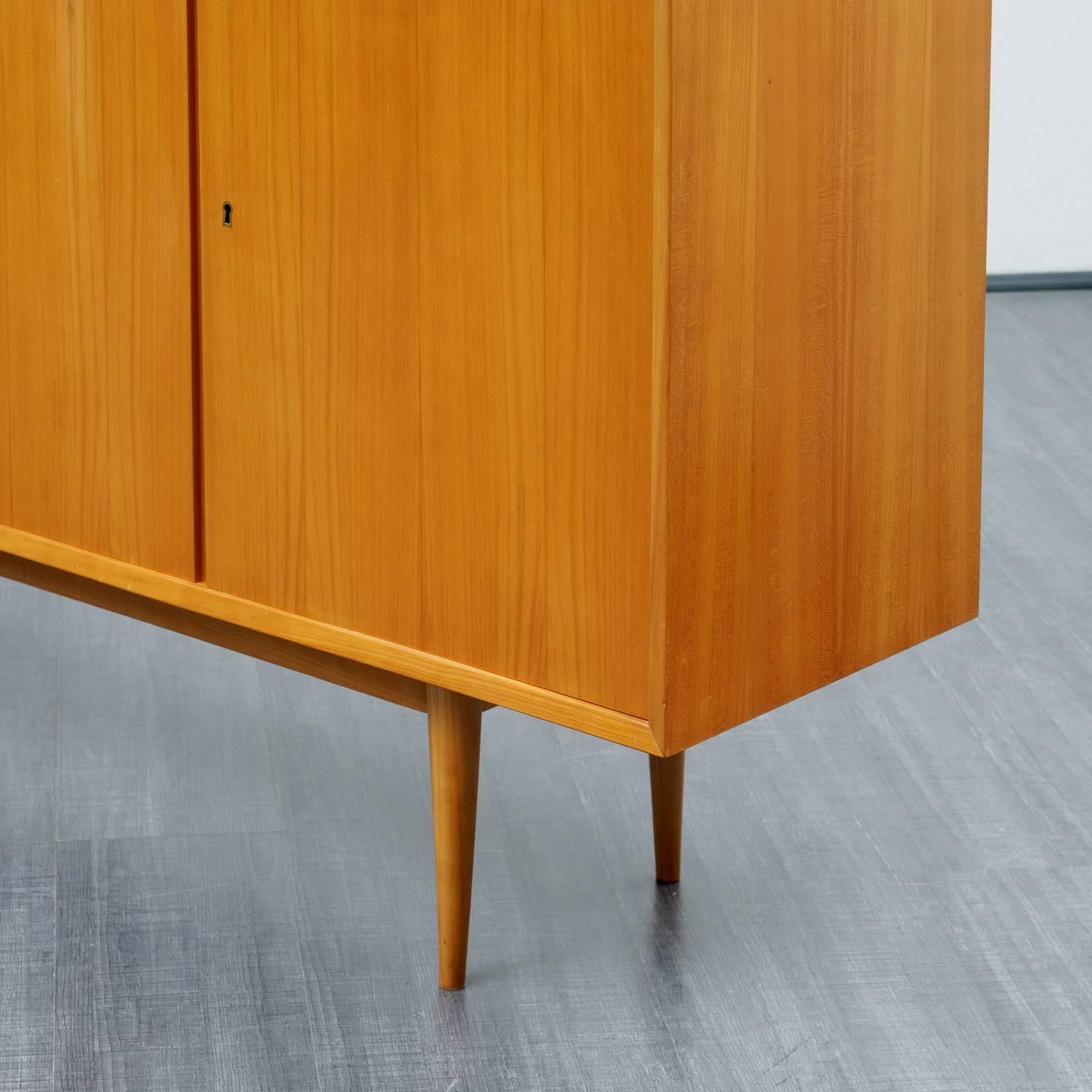 Large 1960s Cherrywood Sideboard For Sale 3