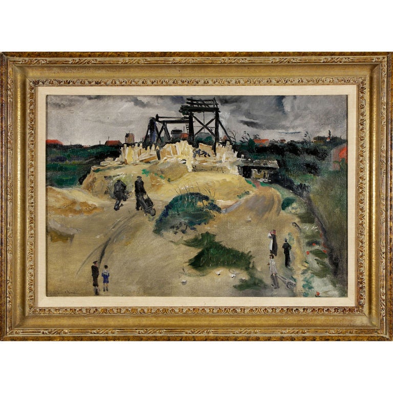 “Figures in a Landscape” by Lucien Adrion For Sale