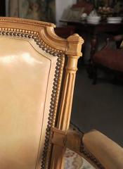 Set of Ten Louis XVI Style Beachwood Armchairs in the Manor of George Jacobq