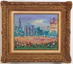 Le Jardin Des Tuileries et l‘Arc de Triomphe Du Carrousel by Jean Dufy