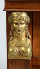 Fine Empire Ormolu-Mounted  Walnut Commode  Attributed to Jacob Freres