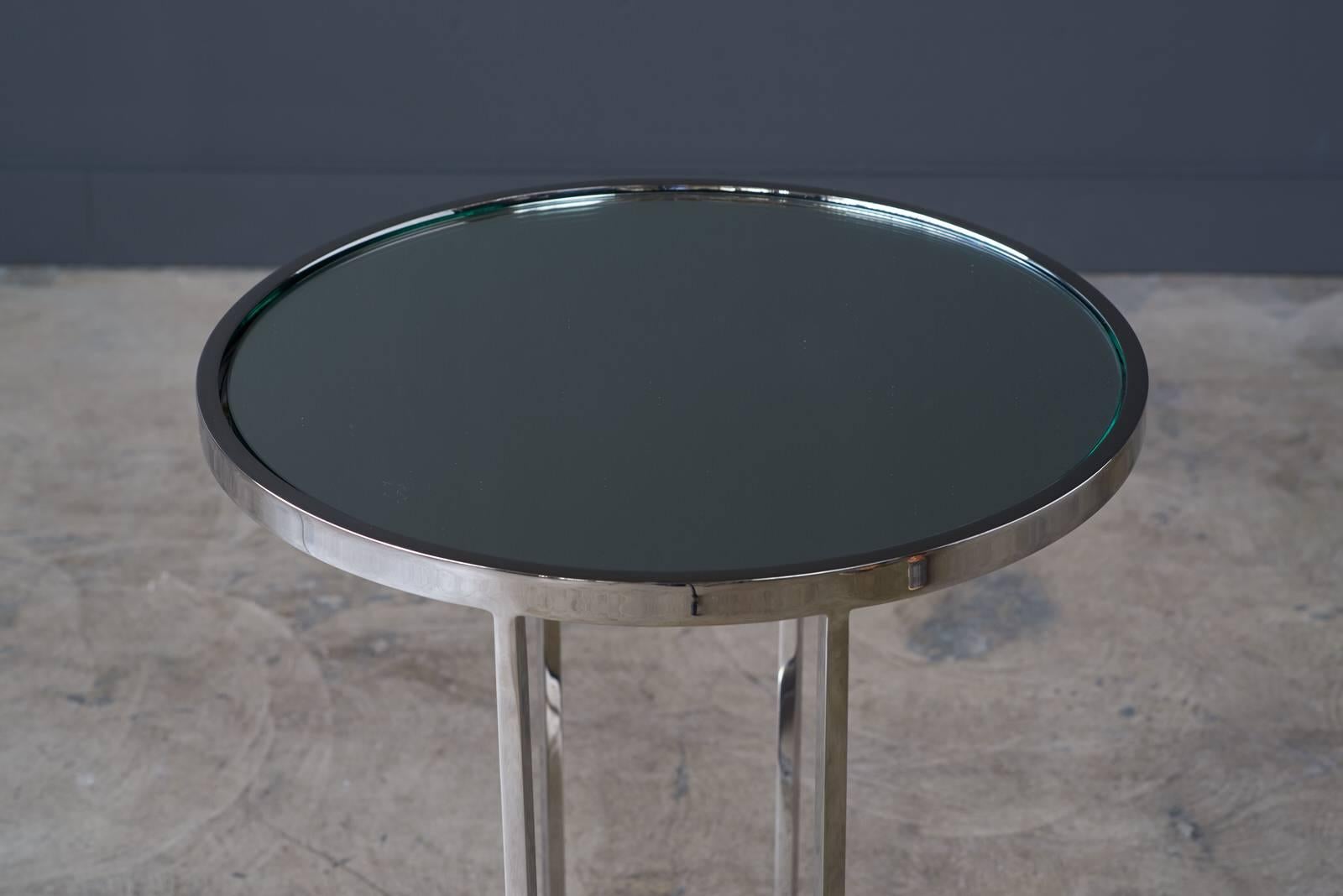 Polished Bleecker Side Table For Sale