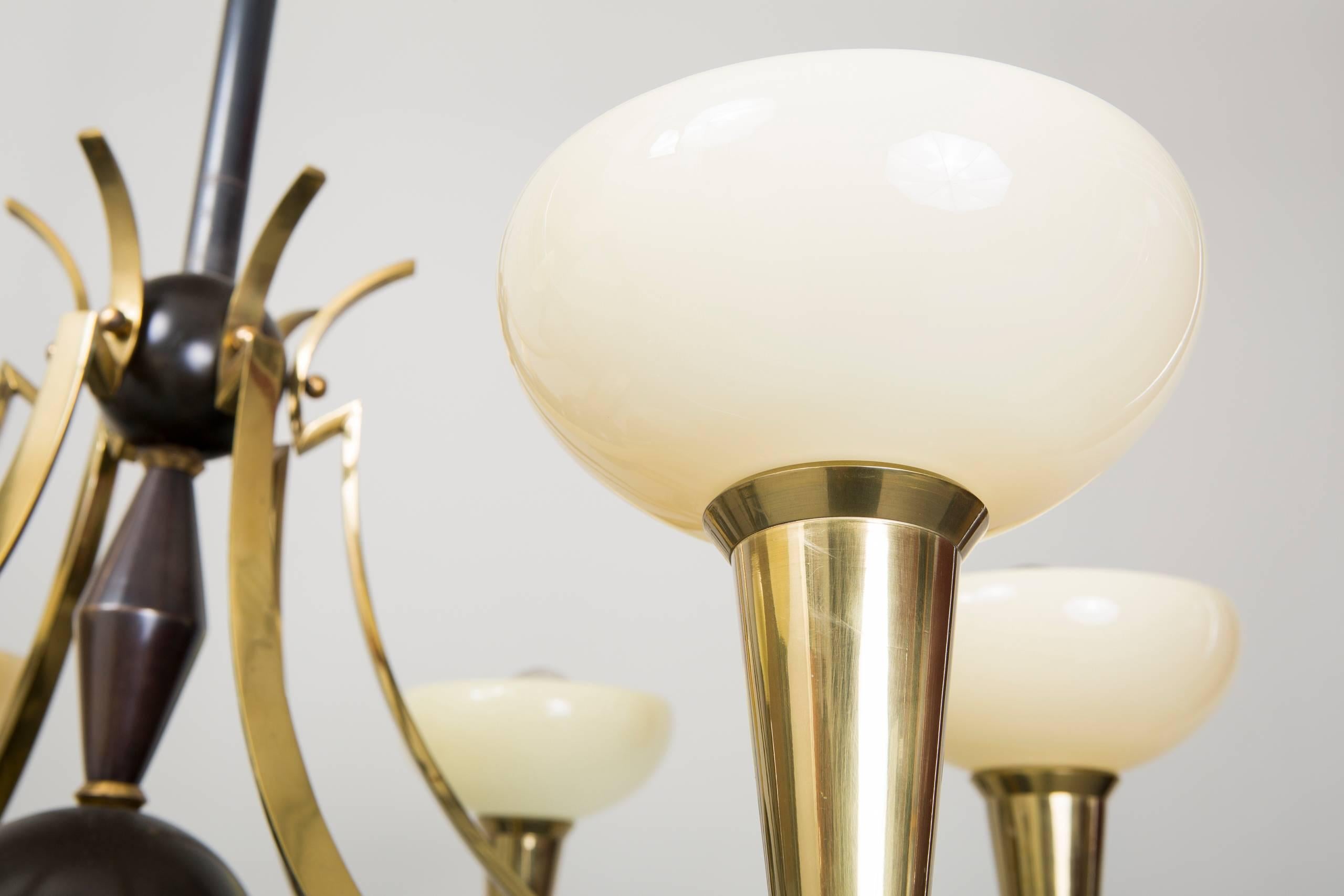Czech Cubist Chandelier by Architect Josef Gočár