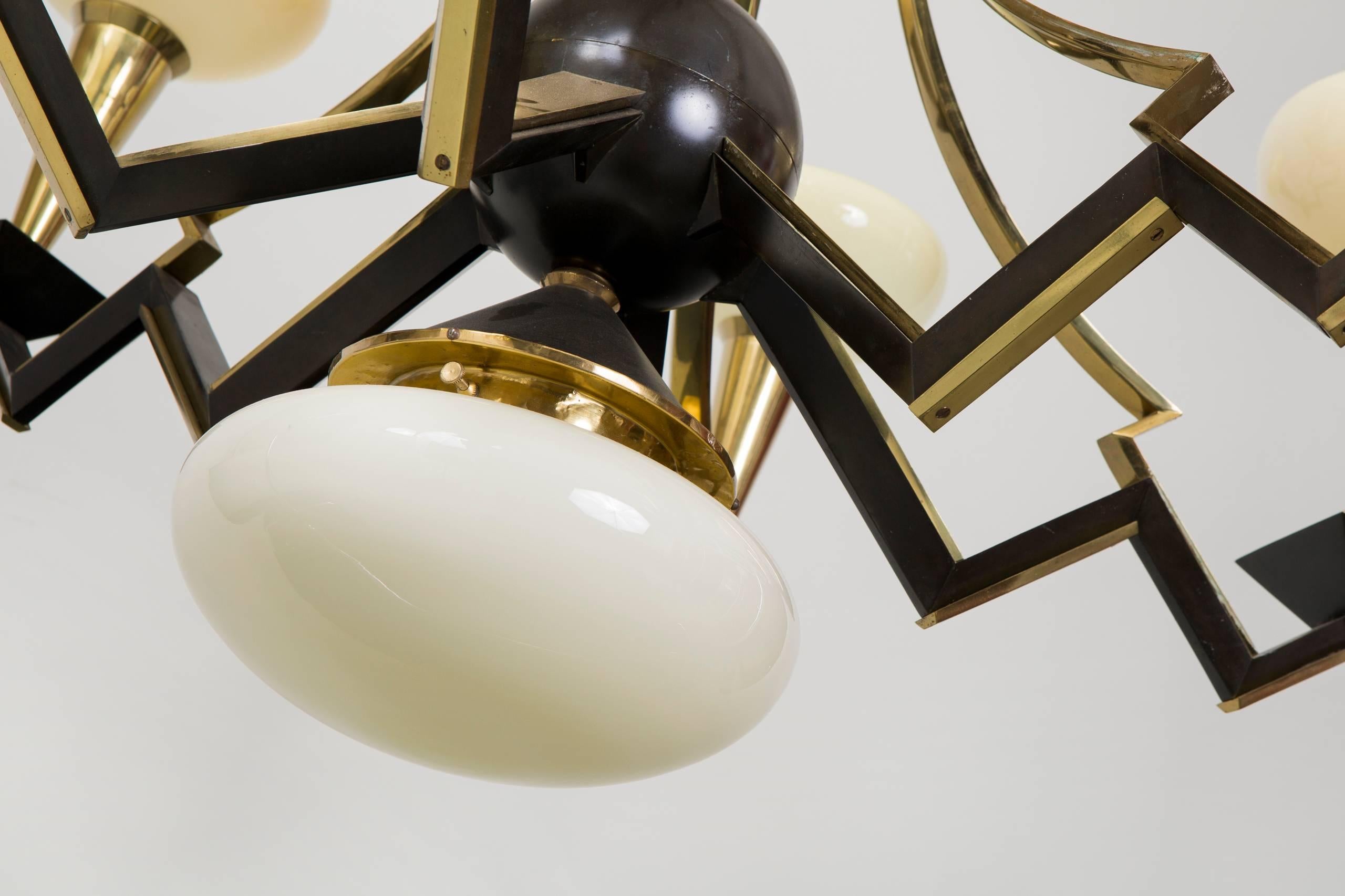Other Cubist Chandelier by Architect Josef Gočár