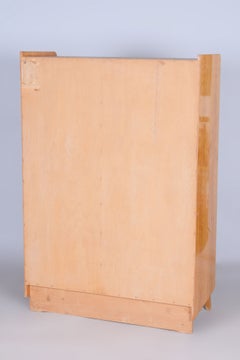 Original Mid-Century Wardrobe, by Tatra Pravenec, Ash, Czech, 1950s