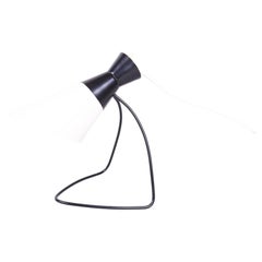 Original Mid-Century Table Lamp, by J. Hůrka for Napako, Metal, Czech, 1950s