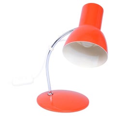 Restored Mid-Century Table Lamp, by J. Hůrka for Napako, Chrome, Czech, 1960s