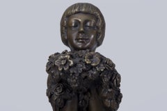 Original Art Deco Statuette, Bronze, Well-Preserved Condition, France, 1920s