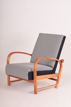 Par de sillones Art Déco restaurados, de Thonet, de nogal, Alemania, década de 1930