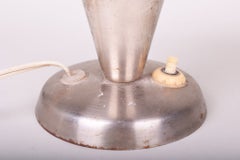 Lampada da tavolo originale in stile Mid-Century, disegnata da J. Hůrka per Napako, cromata, Repubblica Ceca, anni '60
