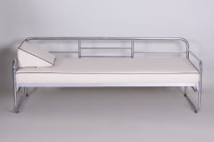 Divano Bauhaus restaurato, di Mücke-Melder, in pelle di alta qualità, Repubblica Ceca, anni ’30