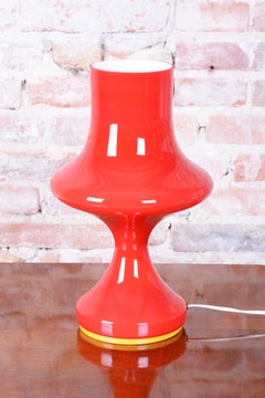 Original Mid-Century Table Lamp, by Štěpán Tabera, Tinted Glass, Czech, 1960s