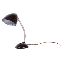 Restaurierte Bauhaus-Tischlampe, von Eric Kirkman Cole, Bakelit, Tschechien, 1930er Jahre