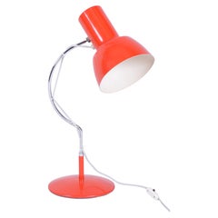 Restored Mid-Century Table Lamp, by J. Hůrka for Lidokov, Chrome, Czech, 1960s