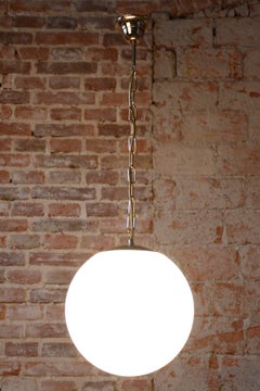 Restored Mid-Century Chandelier, by J. Kamenický Šenov, Brass, Czech, 1960s
