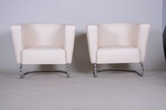 Pair of Restored Art Deco Armchairs, by J. Halabala for UP Závody, Czech, 1930s