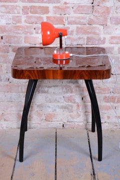 Original Mid-Century Table Lamp, by Napako, Lacquered Metal, Czech, 1960s