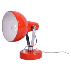 Original Mid-Century Table Lamp, by Napako, Lacquered Metal, Czech, 1960s