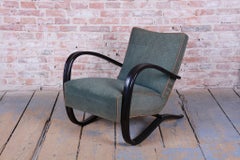 Fauteuil Art déco d'origine, par J. Halabala pour UP Závody, H-269, République tchèque, années 1930