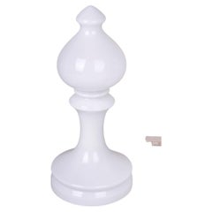 Lampe de table d'époque « Bishop », créée par Ivan Jakeš, en verre opalin, République tchèque, années 1950