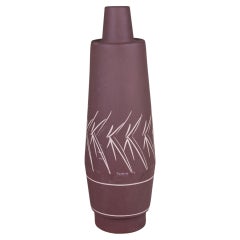 Originalvase aus der Mitte des Jahrhunderts, Keramik, gut erhaltener Zustand, Tschechien, 1950er Jahre