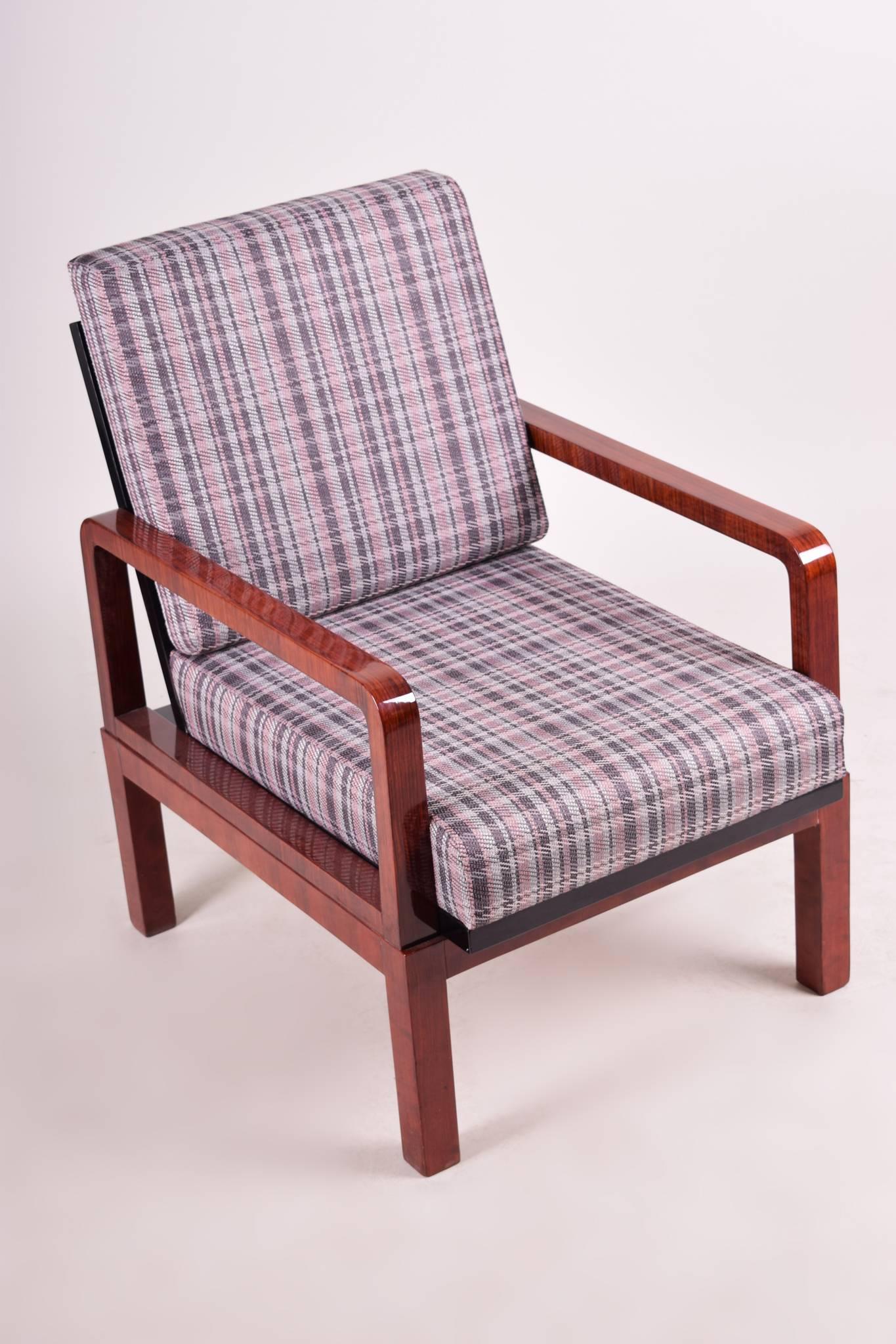 Art Deco Armchairs, Three Pieces For Sale 3
