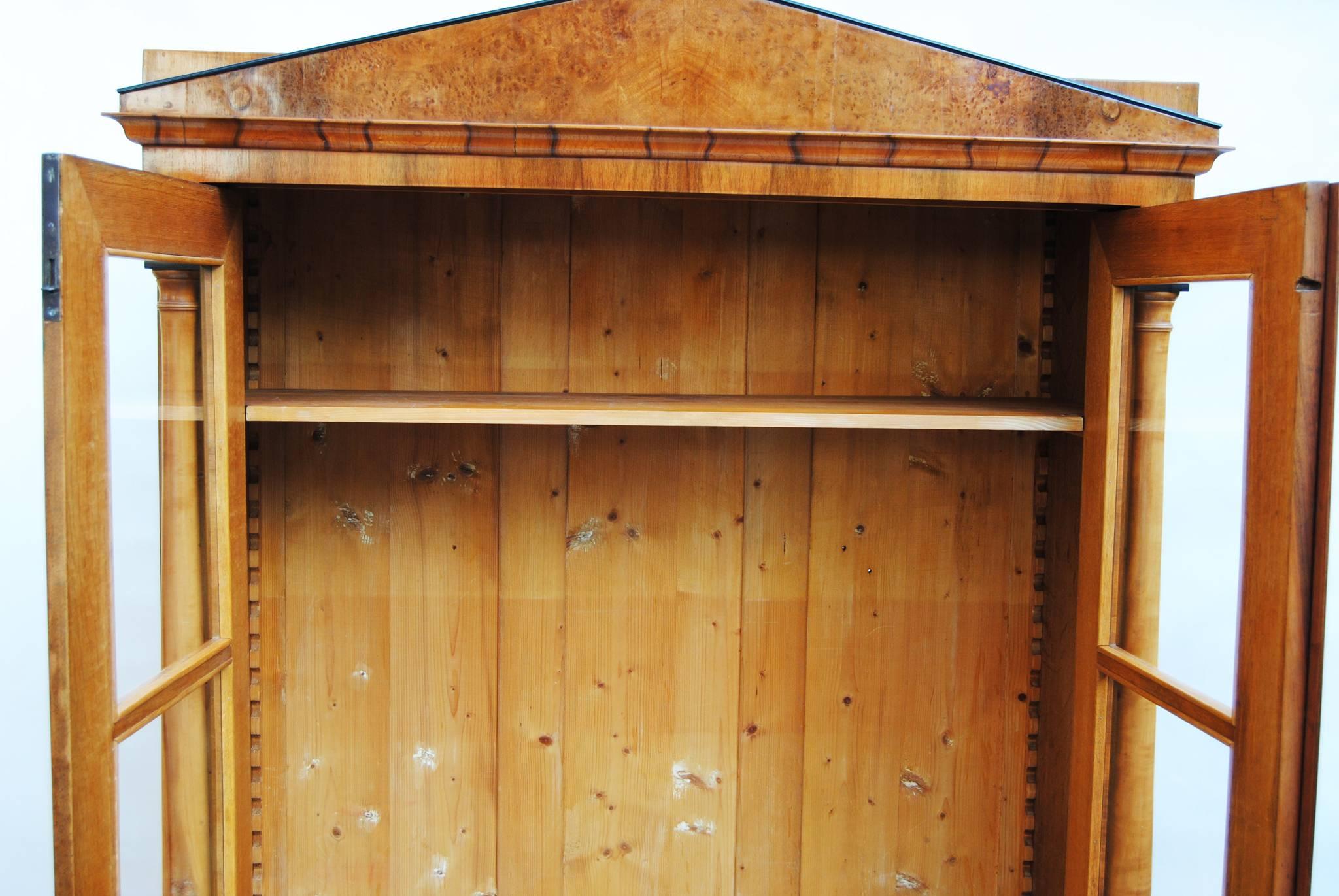 19th Century Biedermeier Double-Door Closet 1
